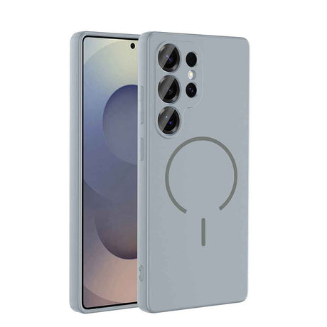 Galaxy S24 Ulta Kılıf M-safe Şarj Özellikli Zore Meta Kapak