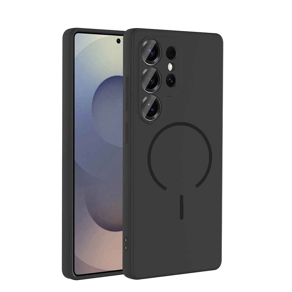 Galaxy S24 Ulta Kılıf M-safe Şarj Özellikli Zore Meta Kapak