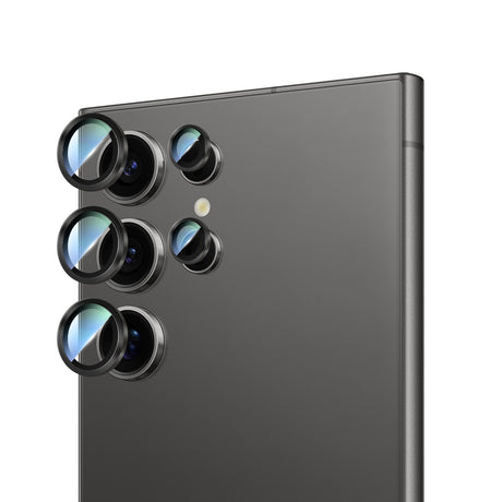 Galaxy S24 Ultra CaseWorld Alloy Serisi Oleofobik Anti Reflective Kamera Lens Koruyucu