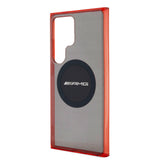 Galaxy S24 Ultra Kılıf AMG Orjinal Lisanslı M-safe Şarj Özellikli Transparan Timeless Kapak