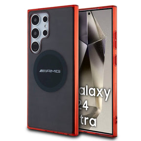 Galaxy S24 Ultra Kılıf AMG Orjinal Lisanslı M-safe Şarj Özellikli Transparan Timeless Kapak