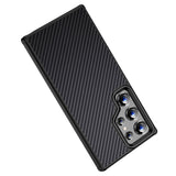 Galaxy S24 Ultra Kılıf Aramid Karbon Fiber M-safe Özellikli Wlons Radison Kapak