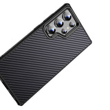 Galaxy S24 Ultra Kılıf Aramid Karbon Fiber M-safe Özellikli Wlons Radison Kapak