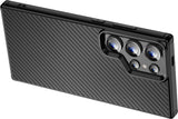 Galaxy S24 Ultra Kılıf Aramid Karbon Fiber M-safe Özellikli Wlons Radison Kapak