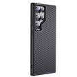 Galaxy S24 Ultra Kılıf Aramid Karbon Fiber M-safe Özellikli Wlons Radison Kapak