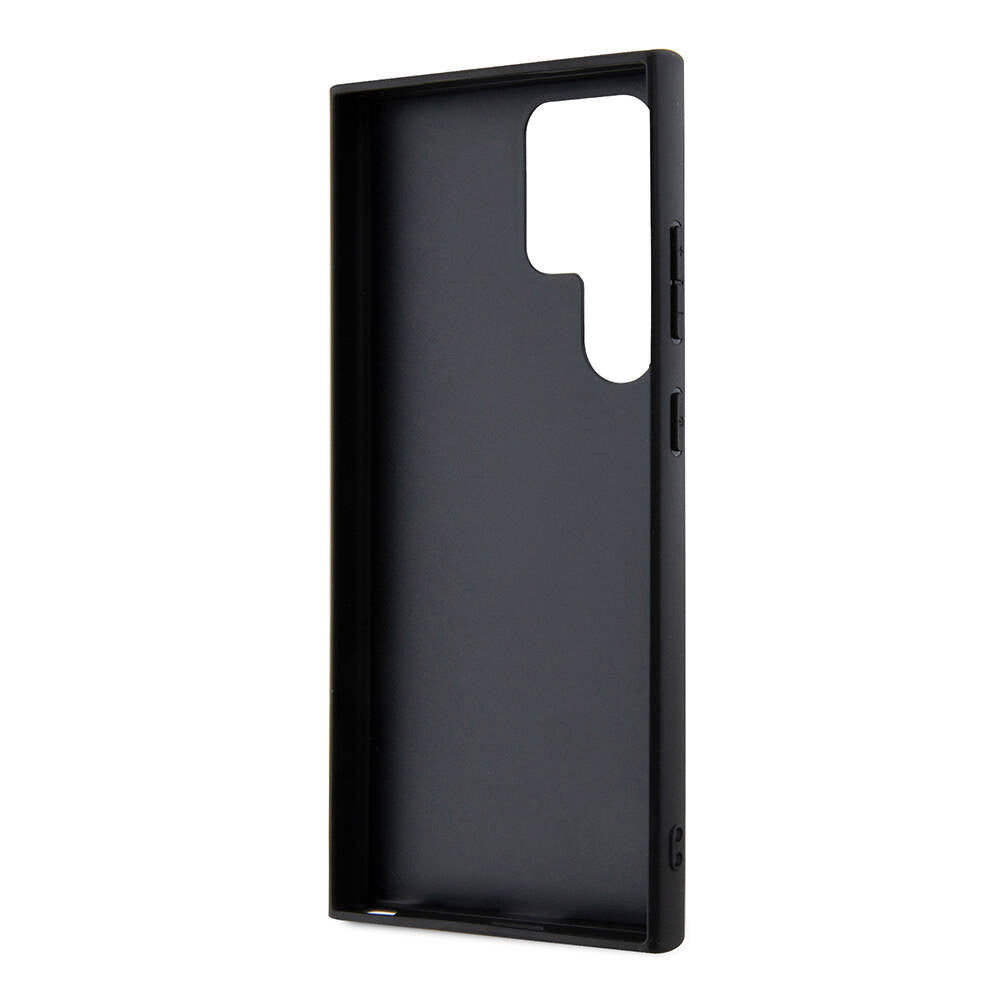 Galaxy S24 Ultra Kılıf BMW Orjinal Lisanslı M-safe Şarj Özellikli Yarım Dokulu Circle Leather Kapak