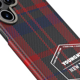 Galaxy S24 Ultra Kılıf Ekose Desenli Youngkit Gezhi Serisi Kapak
