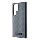 Galaxy S24 Ultra Kılıf Karl Lagerfeld Orjinal Lisanslı Saffiano Monogram Metal Logo Kapak
