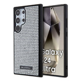 Galaxy S24 Ultra Kılıf Karl Lagerfeld Taşlı Metal Logo Orjinal Lisanslı Kapak