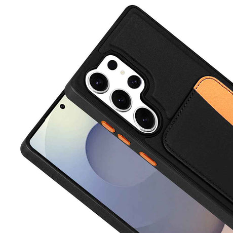 Galaxy S24 Ultra Kılıf Kartlıklı Zore X-Kart Silikon Kapak