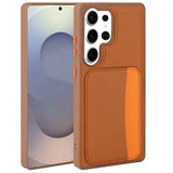 Galaxy S24 Ultra Kılıf Kartlıklı Zore X-Kart Silikon Kapak