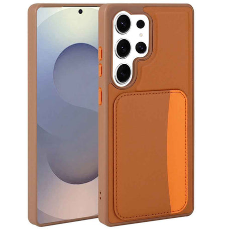 Galaxy S24 Ultra Kılıf Kartlıklı Zore X-Kart Silikon Kapak