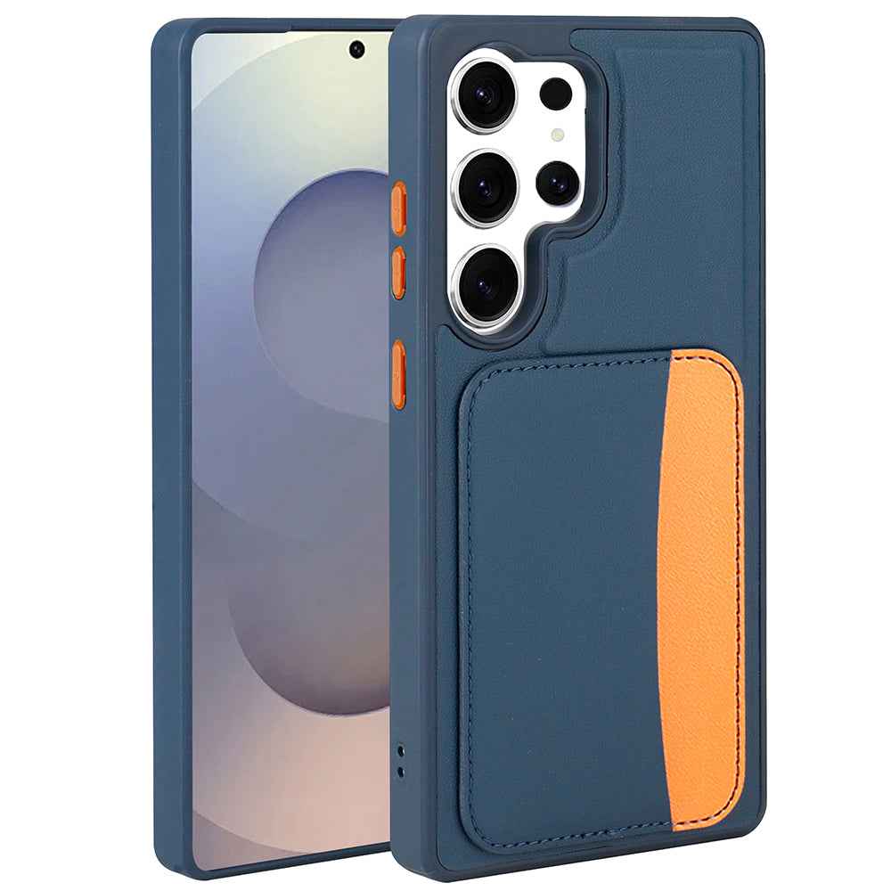 Galaxy S24 Ultra Kılıf Kartlıklı Zore X-Kart Silikon Kapak