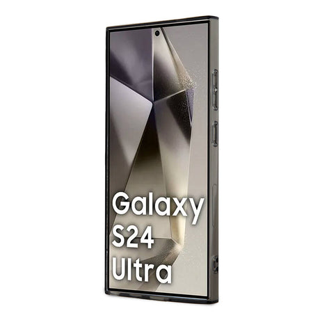Galaxy S24 Ultra Kılıf Lacoste Orjinal Lisanslı M-safe Şarj Özellikli Transparan Timsah Logo Baskılı Kapak