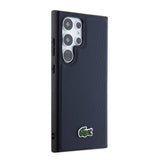 Galaxy S24 Ultra Kılıf Lacoste Orjinal Lisanslı PU Pike Desenli Arka Yüzey İkonik Timsah Dokuma Logolu Kapak