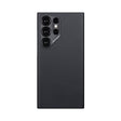 Galaxy S24 Ultra Kılıf M-safe Şarj Özellikli 600D Aramid Fiber Pitaka Ultra-Slim Classic Serisi Black-Grey Twill Kapak