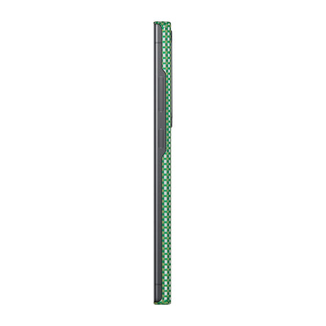 Galaxy S24 Ultra Kılıf M-safe Şarj Özellikli 1500D Aramid Fiber Pitaka Ultra-Slim Classic Serisi Aomori Kapak