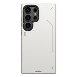 Galaxy S24 Ultra Kılıf M-safe Şarj Özellikli Basit Mat Deri Desenli Youngkit Tech Fashion Serisi Kapak