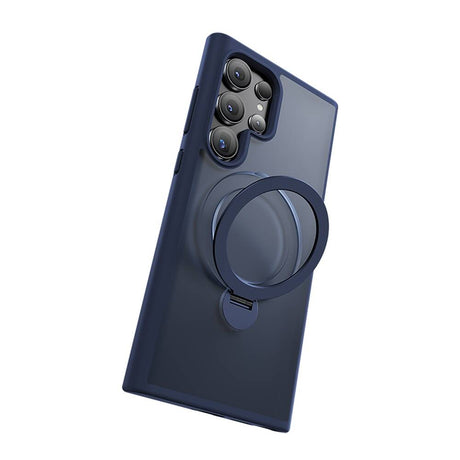 Galaxy S24 Ultra Kılıf M-safe Şarj Özellikli Benks Standlı Mist Protective Kapak