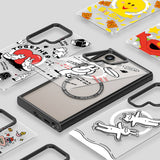 Galaxy S24 Ultra Kılıf M-safe Şarj Özellikli Casebang Body Frame Kapak