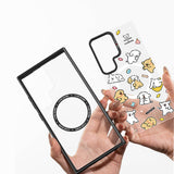 Galaxy S24 Ultra Kılıf M-safe Şarj Özellikli Casebang Body Frame Kapak