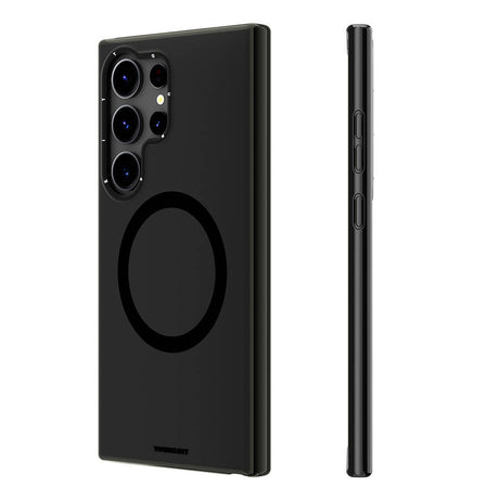 Galaxy S24 Ultra Kılıf M-safe Şarj Özellikli Çizilmeye Ve Aşınmaya Dayanıklı Youngkit Velvet Serisi Kapak