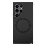 Galaxy S24 Ultra Kılıf M-safe Şarj Özellikli Çizilmeye Ve Aşınmaya Dayanıklı Youngkit Velvet Serisi Kapak