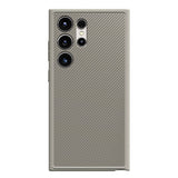 Galaxy S24 Ultra Kılıf M-safe Şarj Özellikli Karbon Fiber Görünümlü Zore T-Karbon Kapak