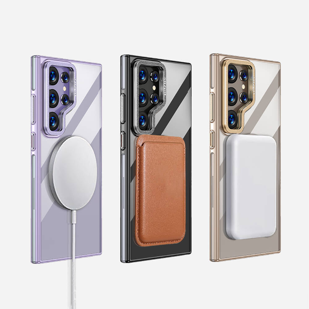 Galaxy S24 Ultra Kılıf M-safe Şarj Özellikli Wlons Standlı Efsane Kapak