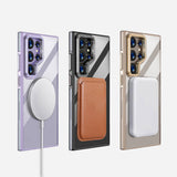 Galaxy S24 Ultra Kılıf M-safe Şarj Özellikli Wlons Standlı Efsane Kapak
