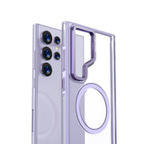 Galaxy S24 Ultra Kılıf M-safe Şarj Özellikli Wlons Standlı Efsane Kapak