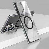 Galaxy S24 Ultra Kılıf M-safe Şarj Özellikli Wlons Standlı Efsane Kapak