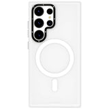 Galaxy S24 Ultra Kılıf M-safe Şarj Özellikli Youngkit Hidden Sand Serisi Kapak