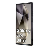 Galaxy S24 Ultra Kılıf Mercedes Benz Orjinal Lisanslı M-safe Şarj Özellikli PC TPU Transparan Black Ring Kapak