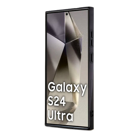Galaxy S24 Ultra Kılıf Mercedes Benz Orjinal Lisanslı M-safe Şarj Özellikli PC TPU Transparan Black Ring Kapak