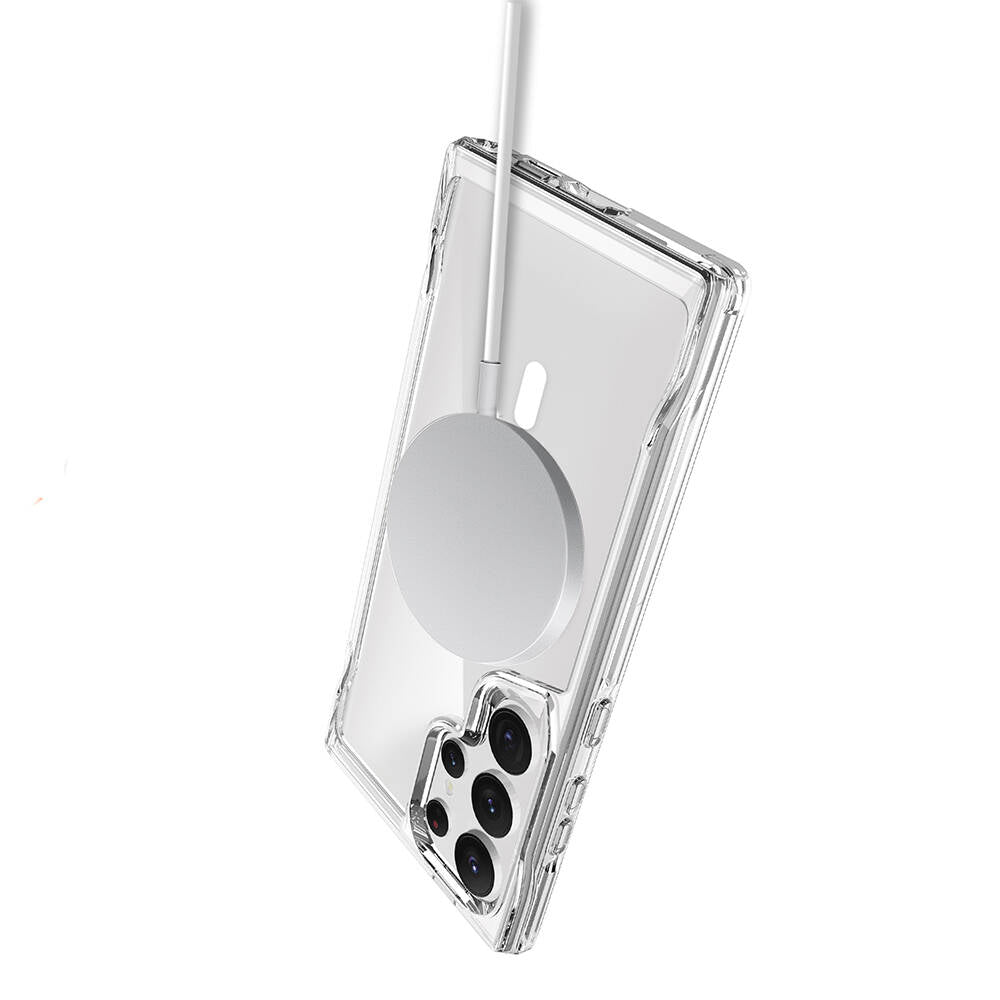 Galaxy S24 Ultra Kılıf Zore M-safe Şarj Özellikli T-Max M-safe Kapak