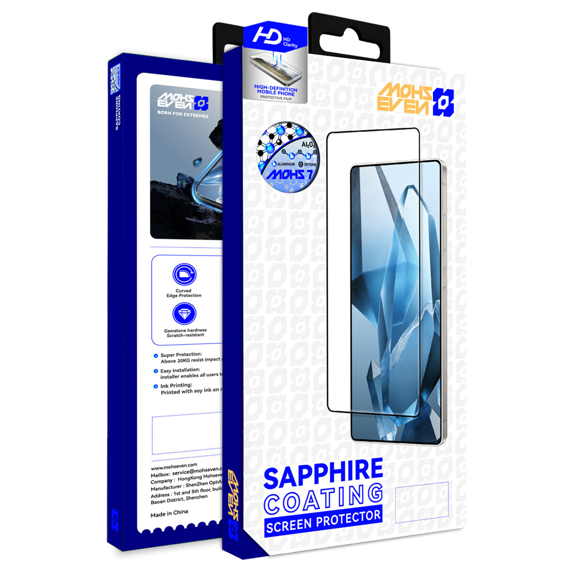 Galaxy S24 Ultra Mohseven Safir Coating HD Temperli Cam Ekran Koruyucu