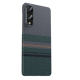 Galaxy S25 Edge Kılıf M-safe Şarj Özellikli Karbon Fiber Tasarımlı Benks Aurora ArmorAir Kevlar Kapak