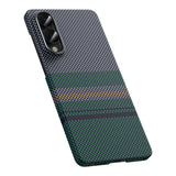 Galaxy S25 Edge Kılıf M-safe Şarj Özellikli Karbon Fiber Tasarımlı Benks Aurora ArmorAir Kevlar Kapak