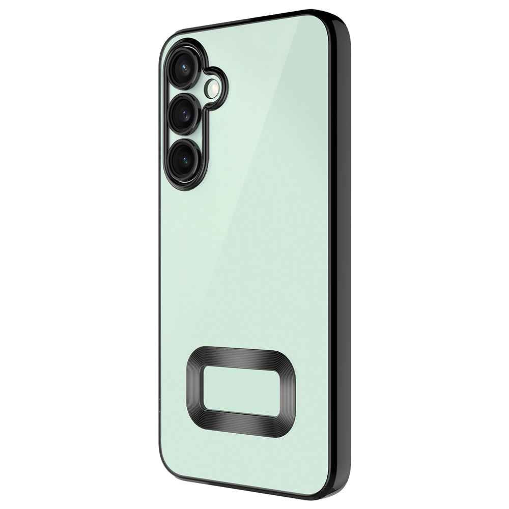 Galaxy S25 FE Kılıf Kamera Korumalı Logo Gösteren Zore Omega Kapak