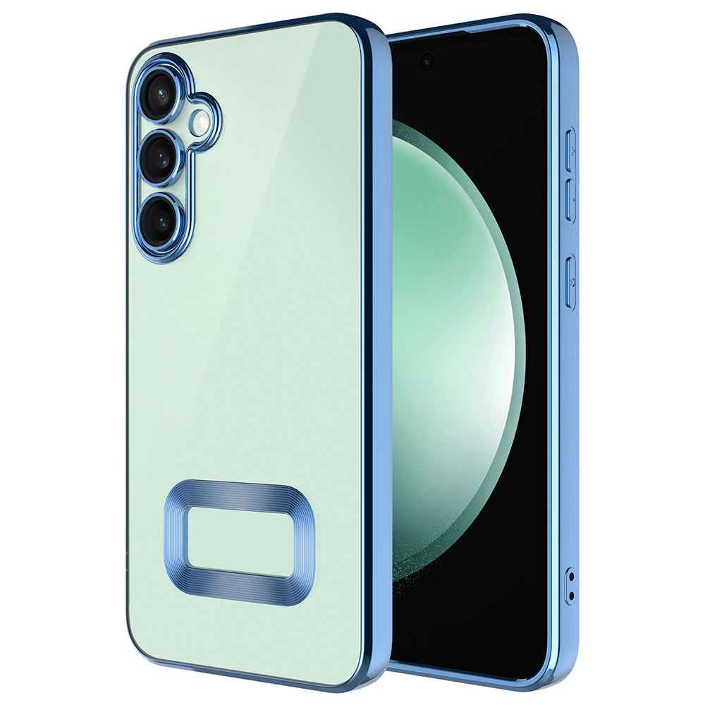 Galaxy S25 FE Kılıf Kamera Korumalı Logo Gösteren Zore Omega Kapak