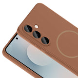 Galaxy S25 FE Kılıf M-safe Şarj Özellikli Zore Meta Kapak