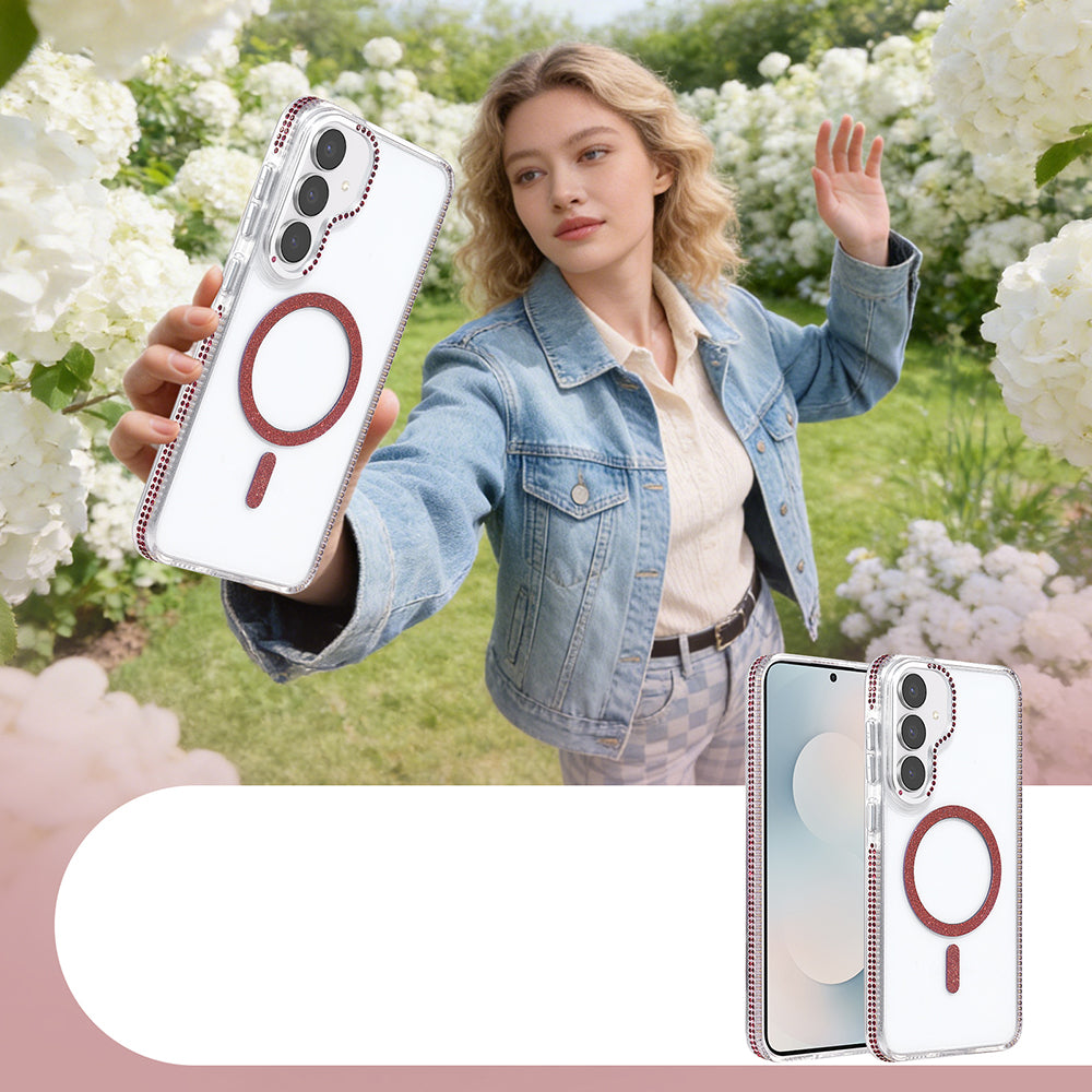 Galaxy S25 FE Kılıf M-safe Şarj Özellikli Zore Tera Silikon Kapak