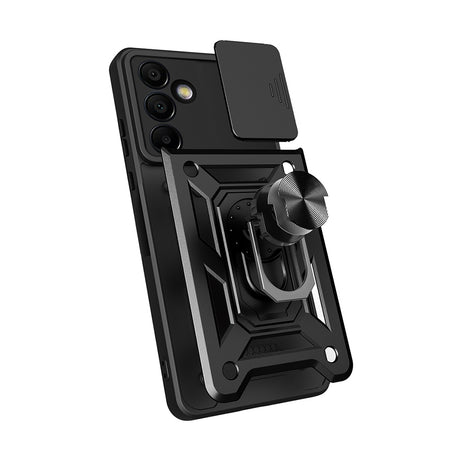 Galaxy S25 FE Kılıf Magnetik Standlı Kamera Korumalı Zore Sürgülü Vega Kapak