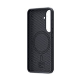 Galaxy S25 Kılıf Karbon Fiber M-safe Şarj Özellikli Benks Hybrid ArmorPro 600D Kevlar Kapak