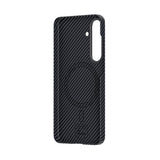 Galaxy S25 Kılıf M-safe Özellikli Karbon Fiber Benks Essential ArmorAir 600D Kevlar Kapak