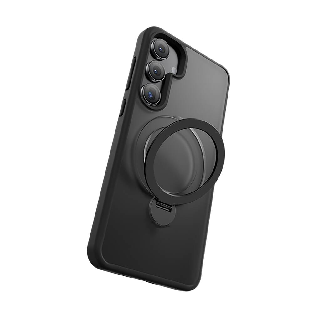 Galaxy S25 Kılıf M-safe Şarj Özellikli Benks Standlı Mist Protective Kapak