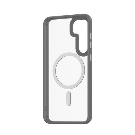 Galaxy S25 Kılıf M-safe Şarj Özellikli Şeffaf Arka Yüzey Benks MagClap TPU Çerçeve Kapak