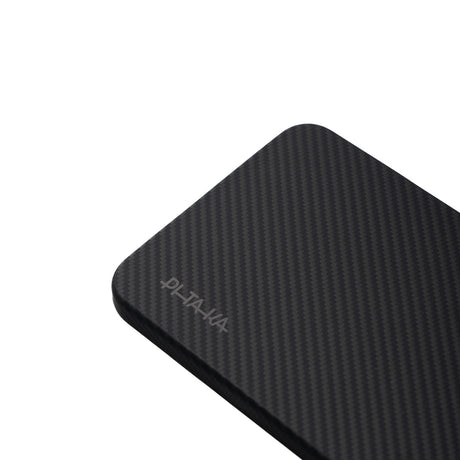 Galaxy S25 Kılıf M-safe Şarj Özellikli 600D Aramid Fiber Pitaka Ultra-Slim Classic Serisi Black-Grey Twill Kapak