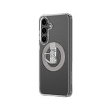 Galaxy S25 Kılıf M-safe Şarj Özellikli Yüzük Standlı Amazingthing Minimal Grip Serisi Kapak